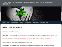 Tablet Screenshot of newlifeinjesus.weebly.com