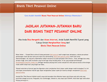 Tablet Screenshot of bisnistiketpesawatonline.weebly.com