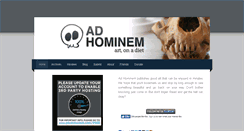 Desktop Screenshot of adhominem.weebly.com