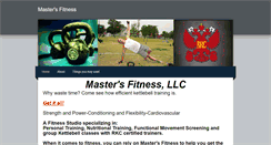 Desktop Screenshot of mastersfitness.weebly.com