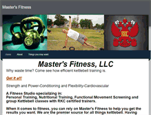Tablet Screenshot of mastersfitness.weebly.com