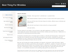 Tablet Screenshot of bestthingforwrinkles.weebly.com