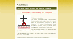 Desktop Screenshot of churchlist.weebly.com