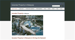 Desktop Screenshot of iskandarproperty.weebly.com