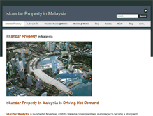Tablet Screenshot of iskandarproperty.weebly.com