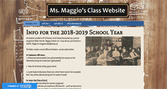 Desktop Screenshot of maggio.weebly.com