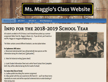 Tablet Screenshot of maggio.weebly.com