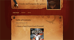 Desktop Screenshot of cracks-for-games.weebly.com