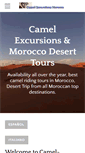 Mobile Screenshot of camel-excursions-morocco.weebly.com