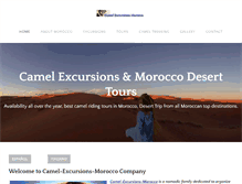 Tablet Screenshot of camel-excursions-morocco.weebly.com