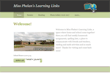 Tablet Screenshot of missphelanslearninglinks.weebly.com