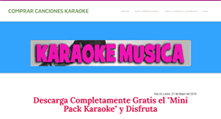 Desktop Screenshot of comprarcancioneskaraoke.weebly.com
