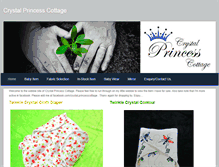 Tablet Screenshot of crystalprincesscottage.weebly.com