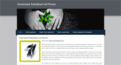 Desktop Screenshot of freegovernmentphonesguide.weebly.com