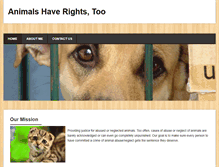 Tablet Screenshot of justiceforanimals.weebly.com