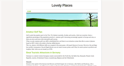 Desktop Screenshot of lovelyplaces.weebly.com