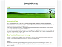 Tablet Screenshot of lovelyplaces.weebly.com