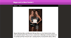 Desktop Screenshot of meganandlizfansite.weebly.com