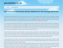 Tablet Screenshot of parcel2ship.weebly.com