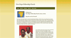 Desktop Screenshot of newhopefellowshipchurch.weebly.com