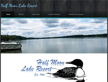 Tablet Screenshot of halfmoonresort.weebly.com