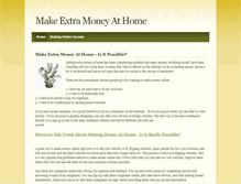 Tablet Screenshot of makeextramoneyeasilyathome.weebly.com