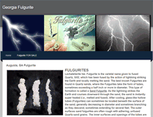 Tablet Screenshot of georgiafulgurite.weebly.com