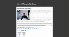 Desktop Screenshot of honestaffordablehandyman.weebly.com