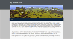 Desktop Screenshot of freeminecraftskins.weebly.com