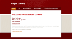 Desktop Screenshot of mageelibrary.weebly.com