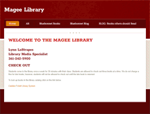 Tablet Screenshot of mageelibrary.weebly.com