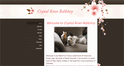 Desktop Screenshot of crystalriverrabbitry.weebly.com