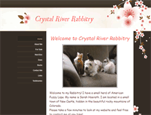 Tablet Screenshot of crystalriverrabbitry.weebly.com