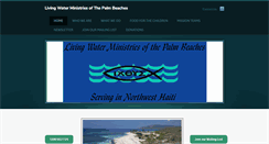 Desktop Screenshot of livingwaterhaiti.weebly.com