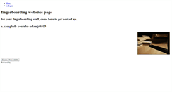 Desktop Screenshot of fingerboardingsites.weebly.com