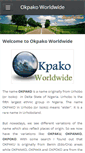 Mobile Screenshot of okpako.weebly.com