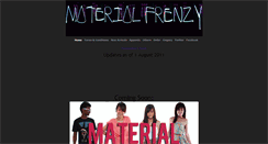 Desktop Screenshot of materialfrenzy.weebly.com