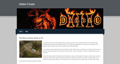 Desktop Screenshot of diablo3guideonline.weebly.com