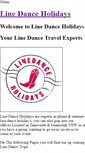 Mobile Screenshot of linedanceholidays.weebly.com