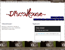 Tablet Screenshot of discohouse.weebly.com