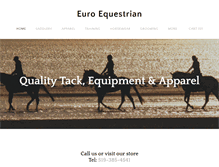 Tablet Screenshot of euroequestrian.weebly.com