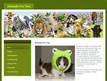 Tablet Screenshot of funanimals4u.weebly.com