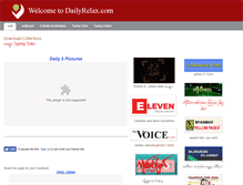 Tablet Screenshot of dailyrelax.weebly.com