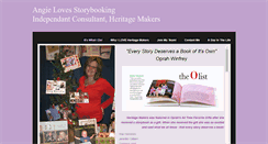 Desktop Screenshot of angielovesstorybooking.weebly.com