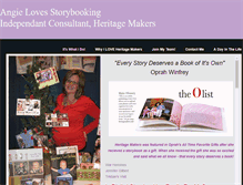 Tablet Screenshot of angielovesstorybooking.weebly.com
