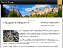 Tablet Screenshot of peaklifereview.weebly.com