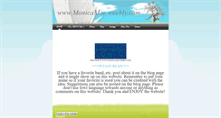 Desktop Screenshot of monicamae.weebly.com