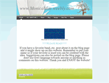 Tablet Screenshot of monicamae.weebly.com