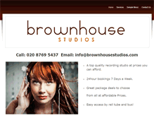 Tablet Screenshot of brownhouse-studios.weebly.com