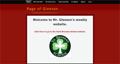 Desktop Screenshot of mrgleeson.weebly.com